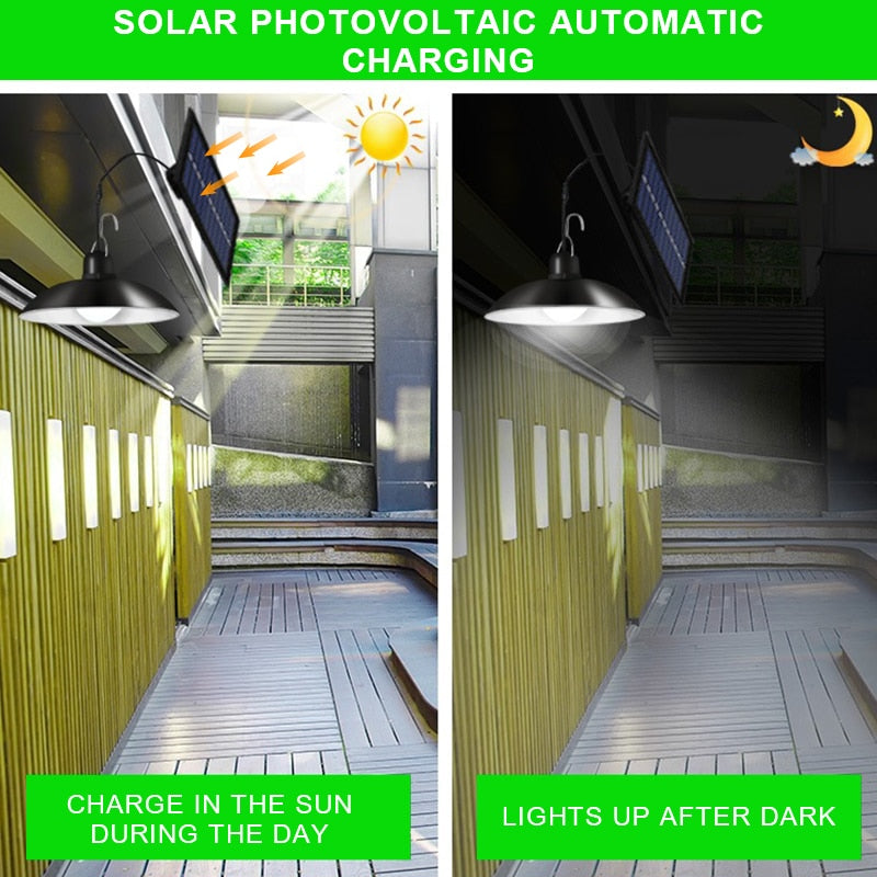 Solarna lampa z czujnikiem ruchu do użytku zewnętrznego z pilotem