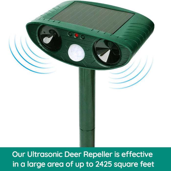 Karnz |  Odbiornik Ultrasonic dla Zwierząt i Szkodników - Solar Powered Ultrasonic Repeller - Pozbądź się szopów w ciągu 48 godzin