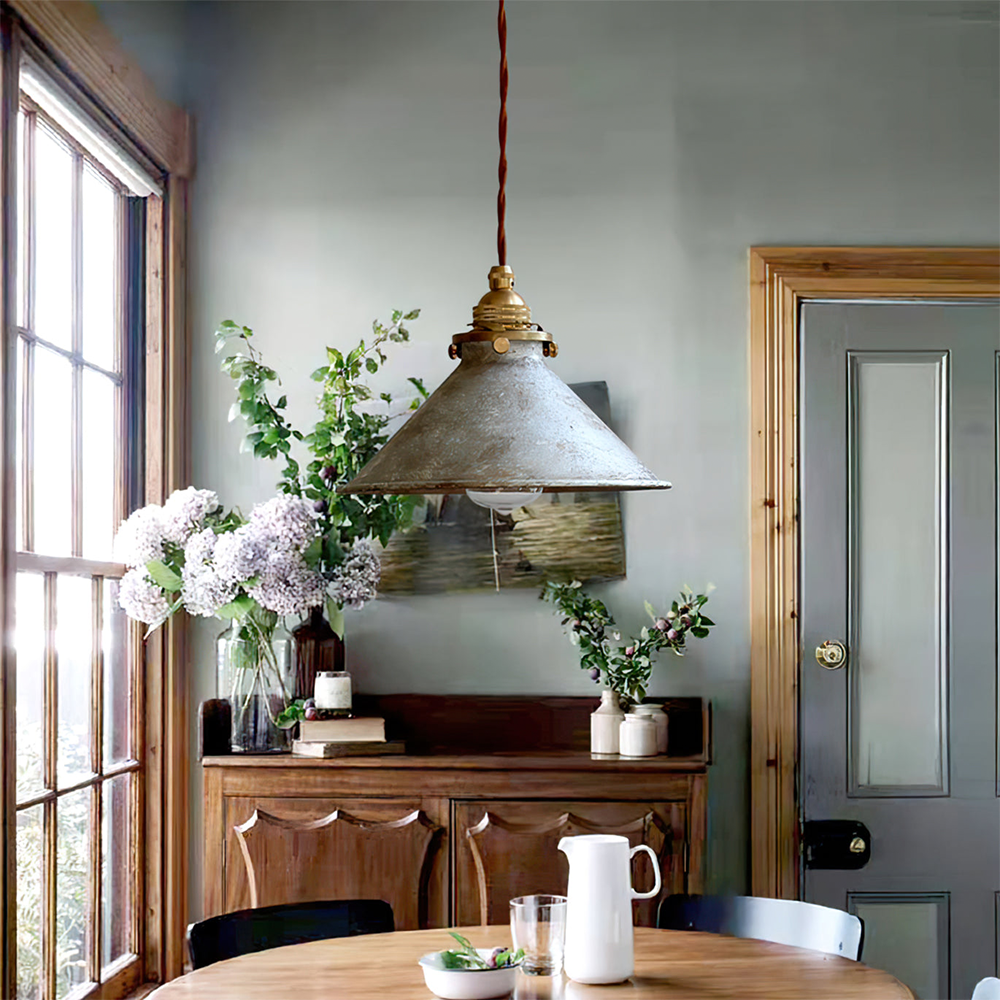 Retro Industrial Design Metalowa Lampa Wisząca | Karnz