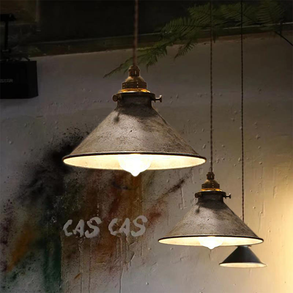 Retro Industrial Design Metalowa Lampa Wisząca | Karnz
