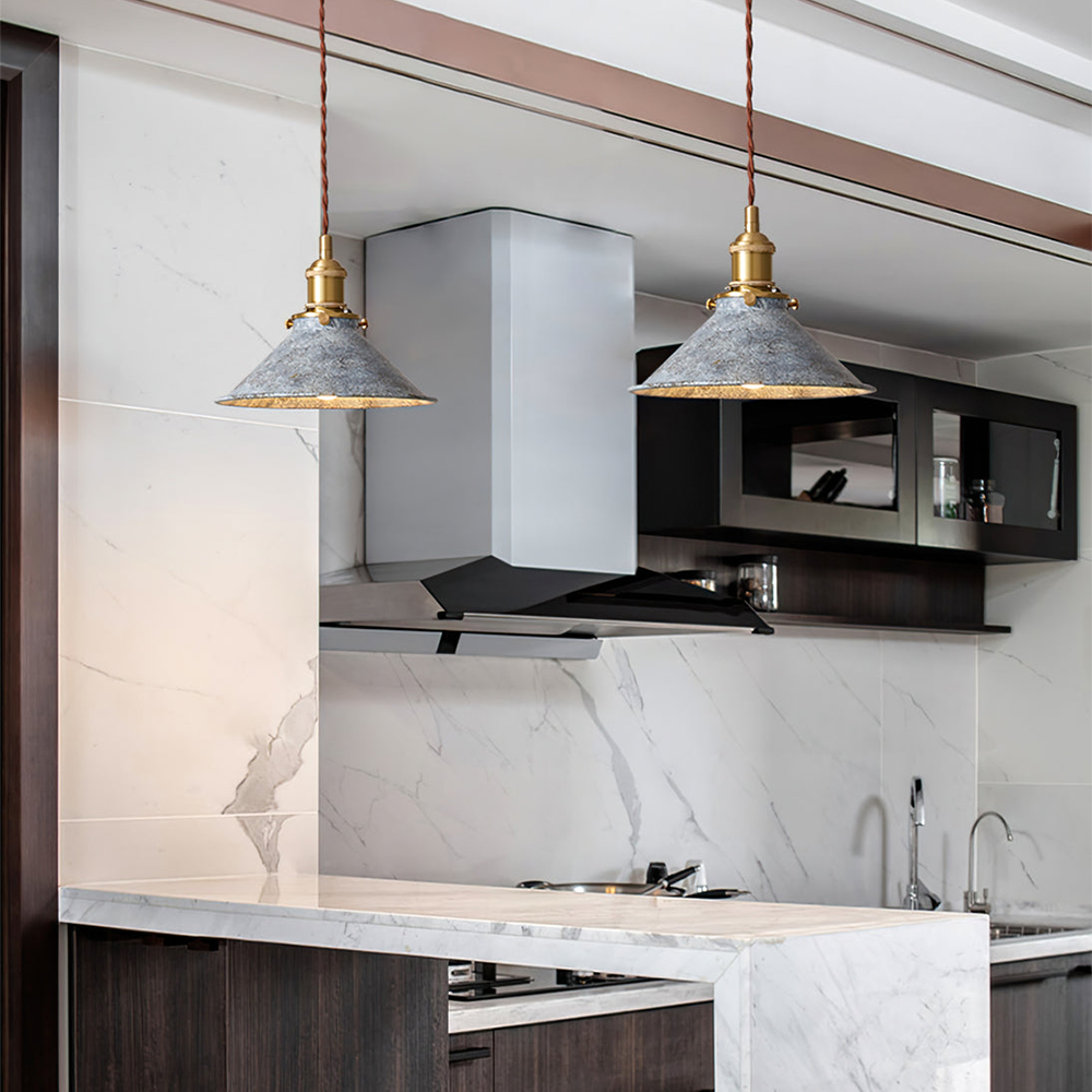 Retro Industrial Design Metalowa Lampa Wisząca | Karnz