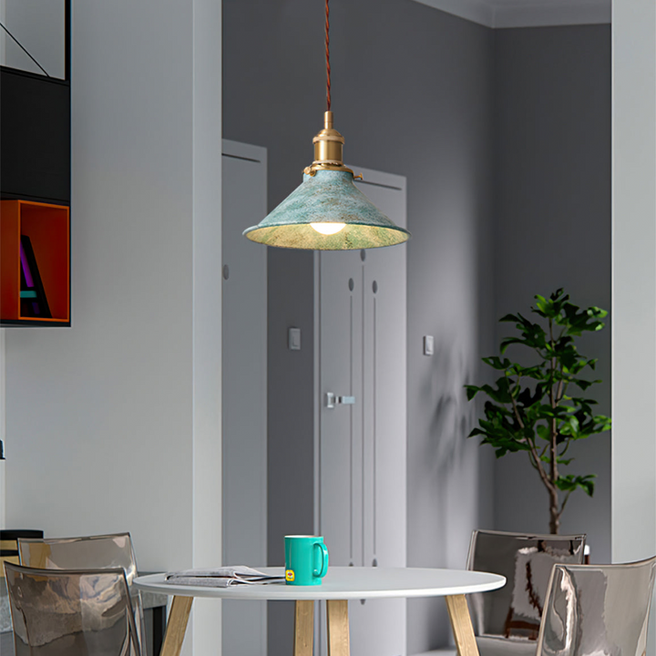 Retro Industrial Design Metalowa Lampa Wisząca | Karnz