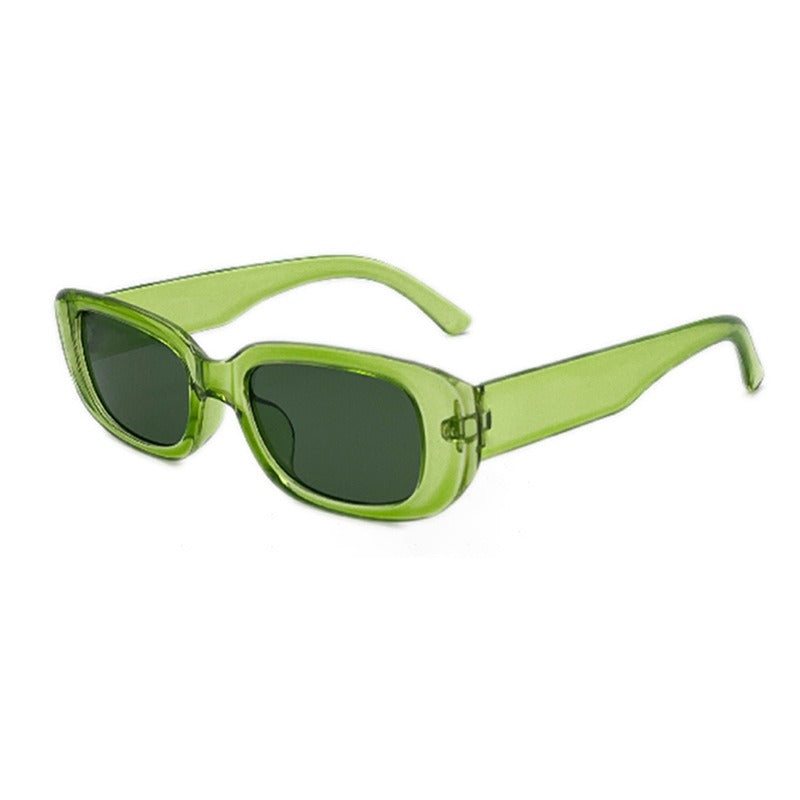 Retro prostokątne okulary przeciwsłoneczne Y2K - Aria | Karnz