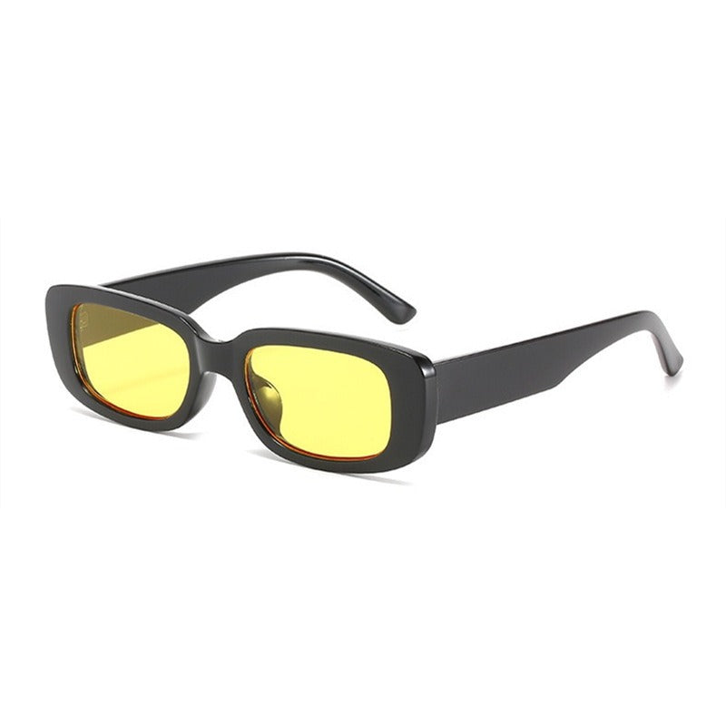 Retro prostokątne okulary przeciwsłoneczne Y2K - Aria | Karnz