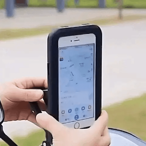 SafeRide wodoodporny uchwyt na telefon – obrót 360° do roweru i na deszczową pogodę | Karnz
