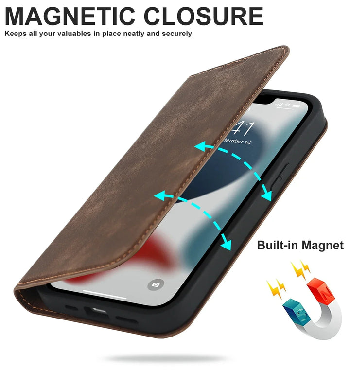 Etui Sandsberg Wallet MagSafe do ładowania bezprzewodowego - iPhone