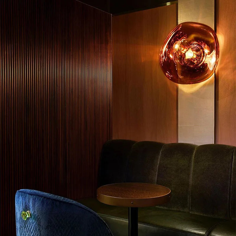 Nowoczesna lampa ścienna Lava w stylu skandynawskim
