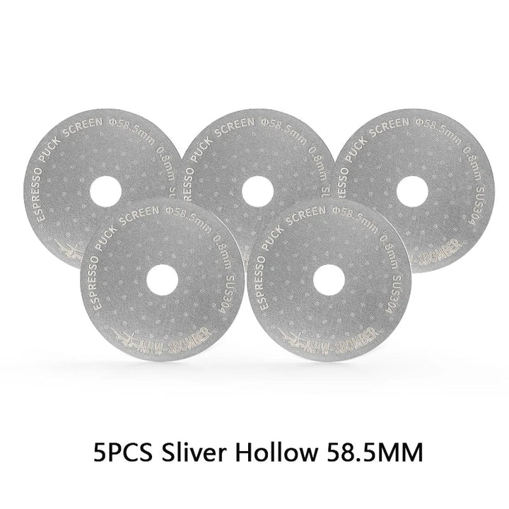 MHW-3BOMBER 51/53/58,5 mm Ekspres Puck Screen Podwójna Warstwa Metalowy Filtr do Kawy Wielokrotnego Użytku