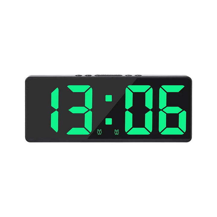 Zegar LED Sandsberg z kontrolą głosową | Cichy tryb nocny | Nowoczesny design