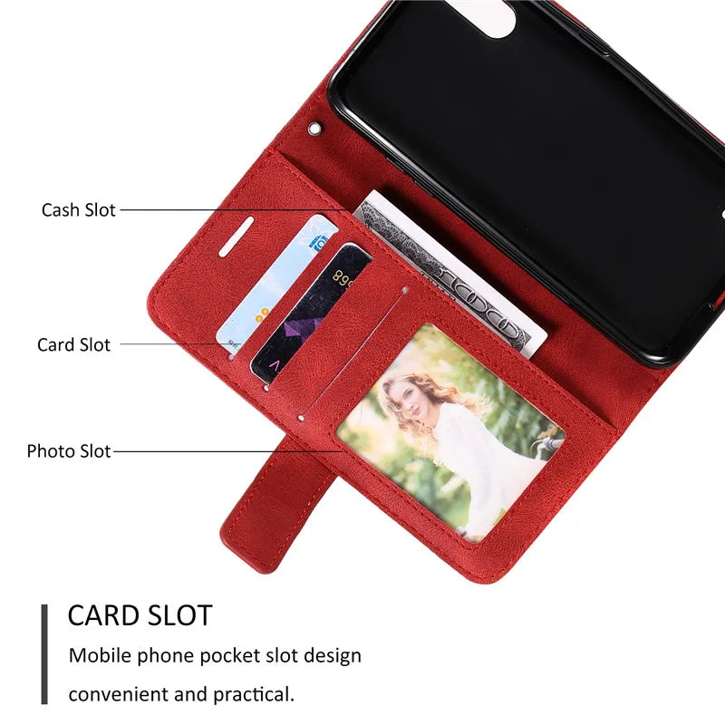 Flip Magnetyczne Etui Skórzane dla Samsung Galaxy A Series