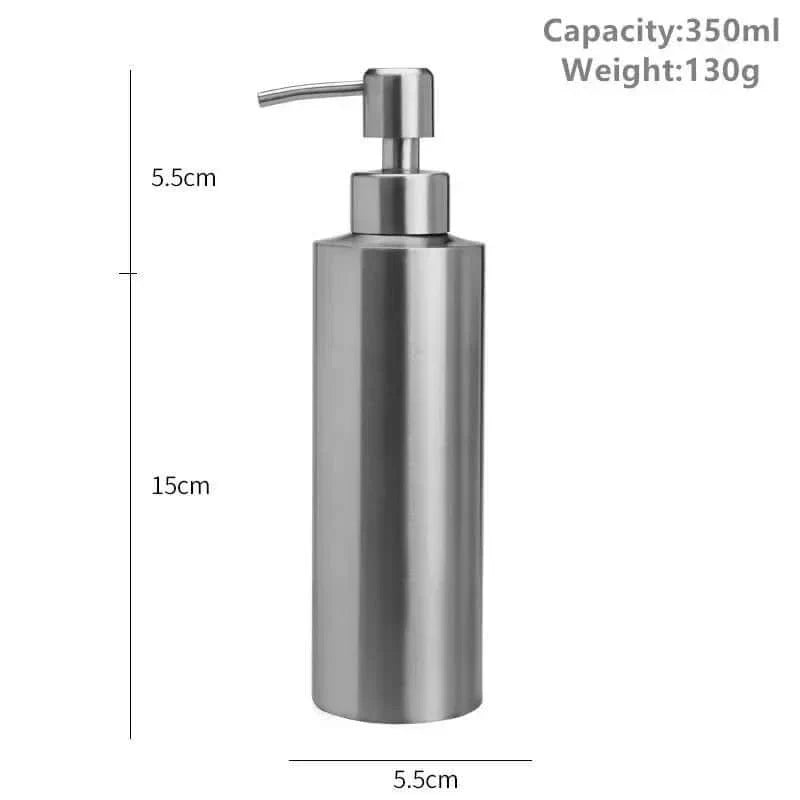 Elegancki dozownik do mydła ze stali nierdzewnej 250ml/350ml/550ml