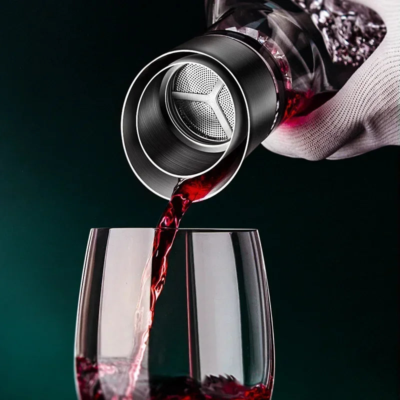 1500ml Dekanter Iceberg Kreatywny bez ołowiu materiał kryształowy Luksusowy wysokiej jakości domowy dekanter do czerwonego wina