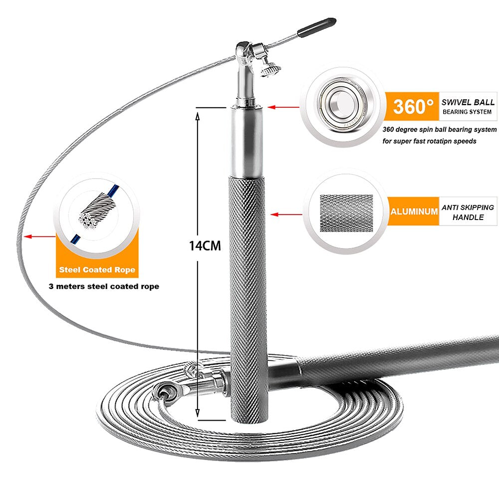 Skakanka Crossfit Speed Jump Rope 360°