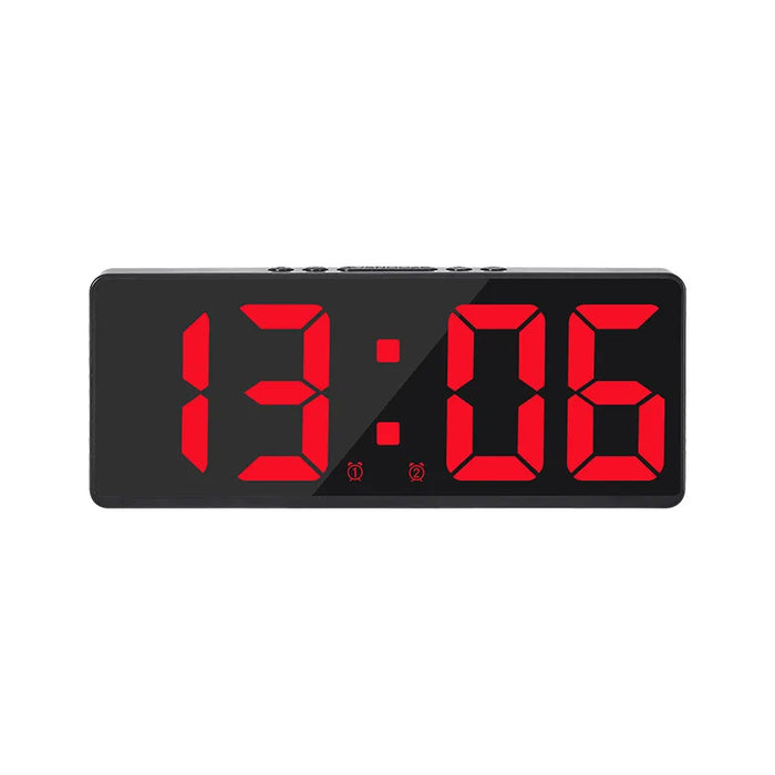 Zegar LED Sandsberg z kontrolą głosową | Cichy tryb nocny | Nowoczesny design