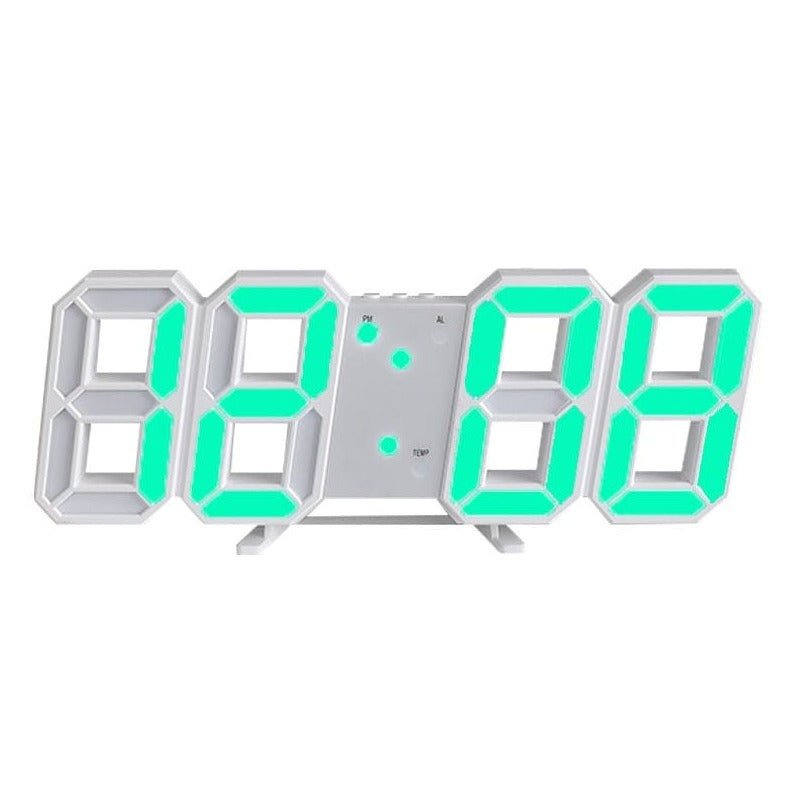 Cyfrowy zegar ścienny 3D LED – Nowoczesny design z funkcją przyciemniania i optymalną widocznością