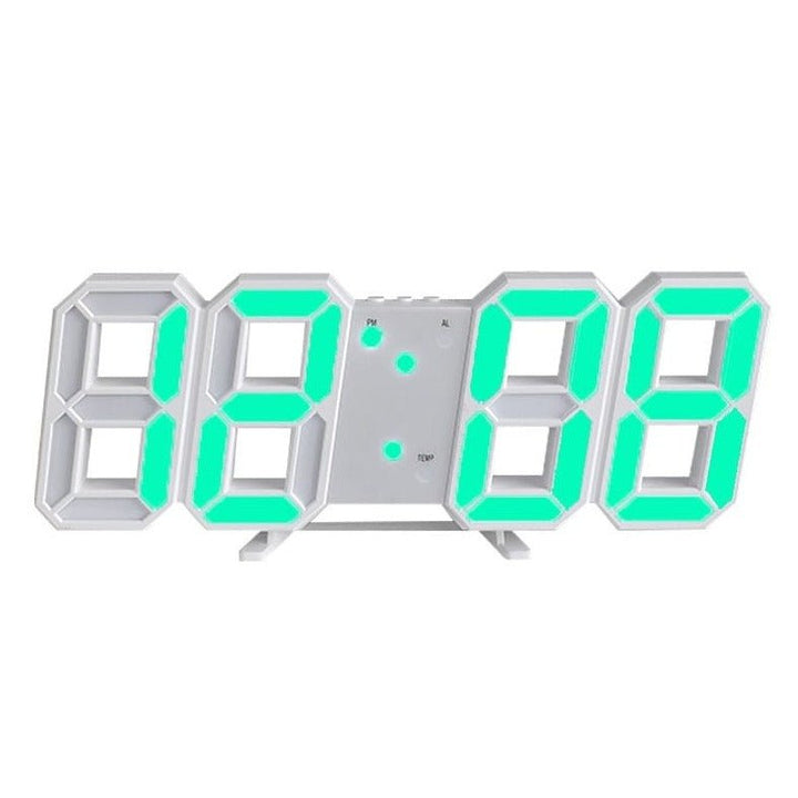 Cyfrowy zegar ścienny 3D LED – Nowoczesny design z funkcją przyciemniania i optymalną widocznością