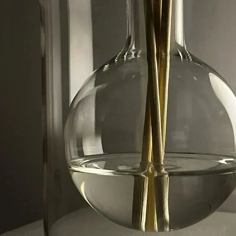 Podwójna szklana butelka do dyfuzji zapachów – Stylowy dyfuzor aromatów do domu
