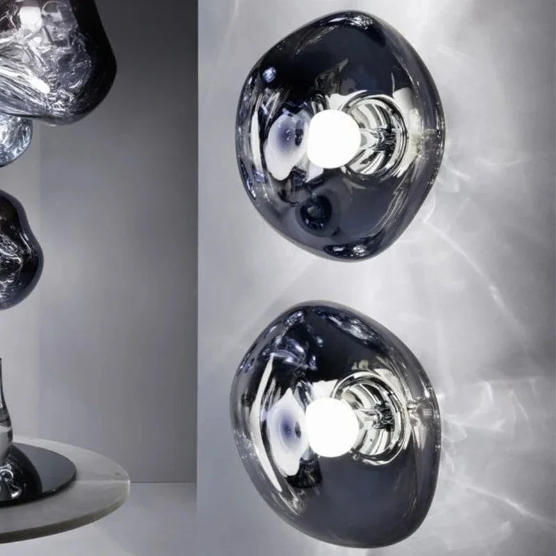 Nowoczesna lampa ścienna Lava w stylu skandynawskim