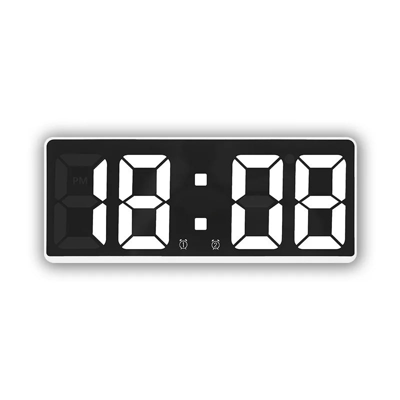 Zegar LED Sandsberg z kontrolą głosową | Cichy tryb nocny | Nowoczesny design