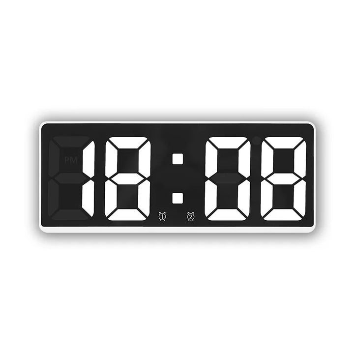 Zegar LED Sandsberg z kontrolą głosową | Cichy tryb nocny | Nowoczesny design