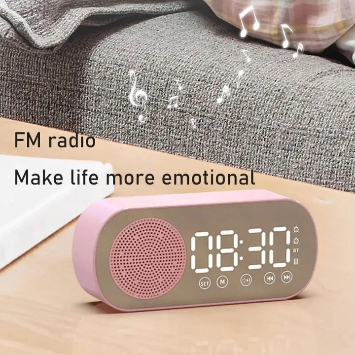 Cyfrowy budzik z głośnikiem Bluetooth i radiem FM