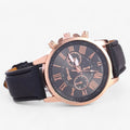 Zegarek damski Camille z wodoodpornym skórzanym paskiem, 42 mm