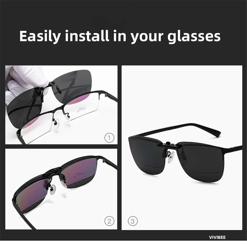 Okulary przeciwsłoneczne Clip-On polaryzowane UV400 | Karnz