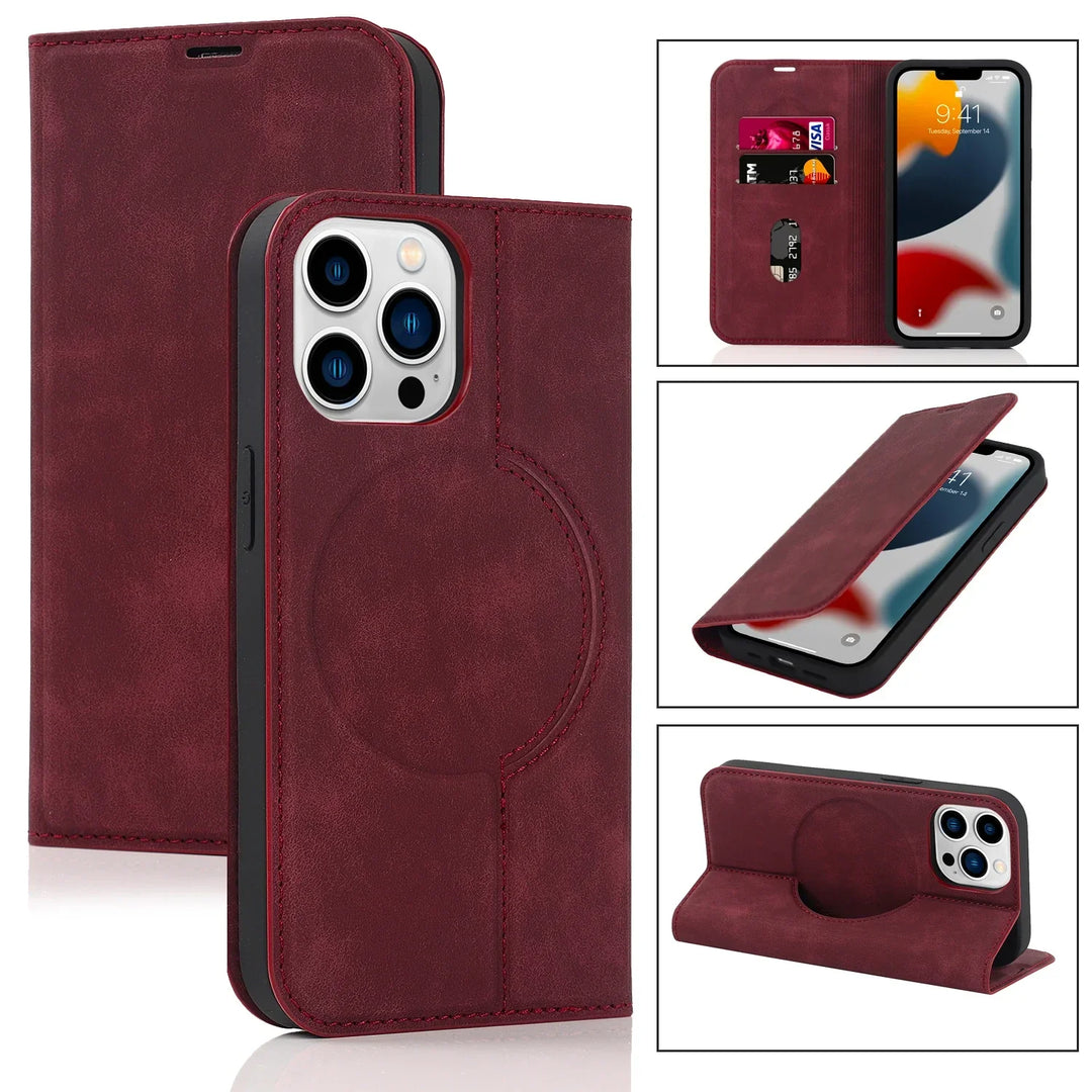 Etui Sandsberg Wallet MagSafe do ładowania bezprzewodowego - iPhone