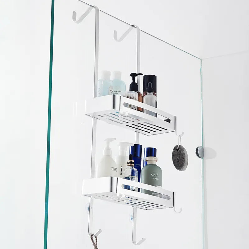 Elegancki Organizer na Ścianę z Podwójną Warstwą Bez Wiercenia