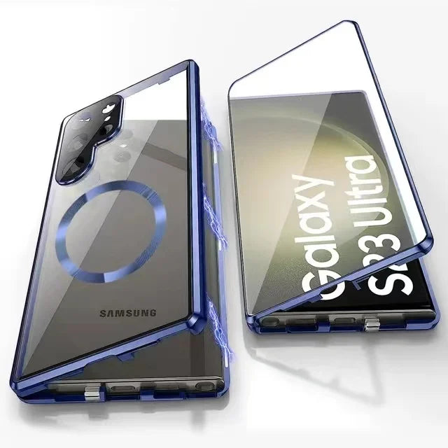 Obudowa z aluminium stopu 360 z zamkiem bezpieczeństwa dla Samsung Galaxy S24-S23 Serie
