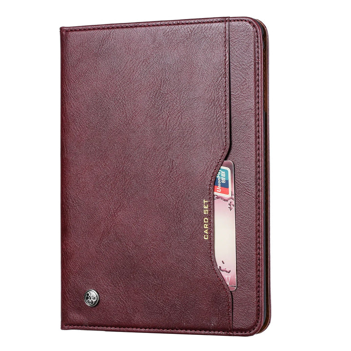 Skórzana etui Flip dla iPad 9,7 (2017-2018), 10,2 (7. / 8. Gen), Air 2/3/4, Pro 9,7/10,5/11 - Wodoodporna, Wstrząsoodporna, Biznesowa etui na tablet