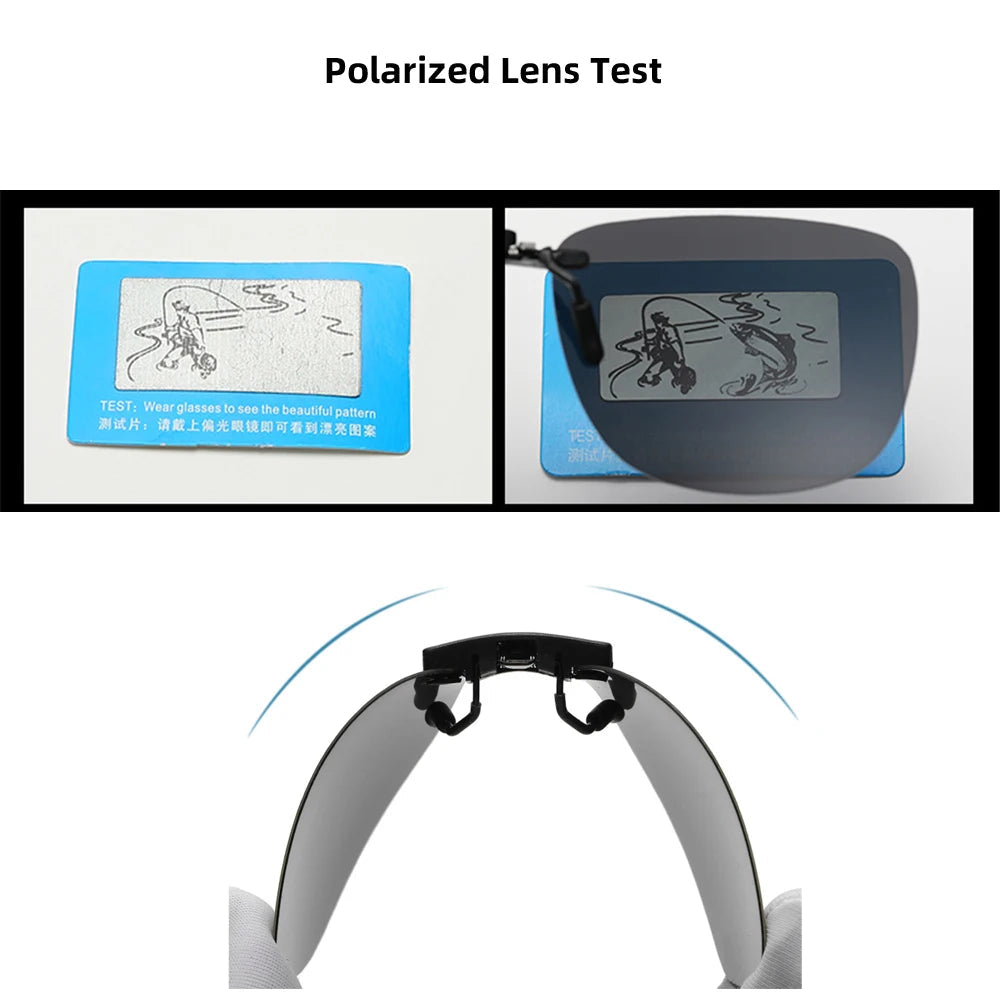 Okulary przeciwsłoneczne Clip-On polaryzowane UV400 | Karnz