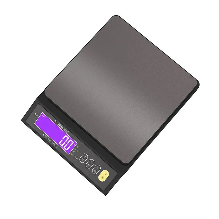 Karnz | 5 kg/0,1 g oraz 10 kg/1 g cyfrowa elektroniczna waga kuchenna, wyświetlacz LCD, w pełni wodoodporne narzędzie ze stali nierdzewnej do pieczenia