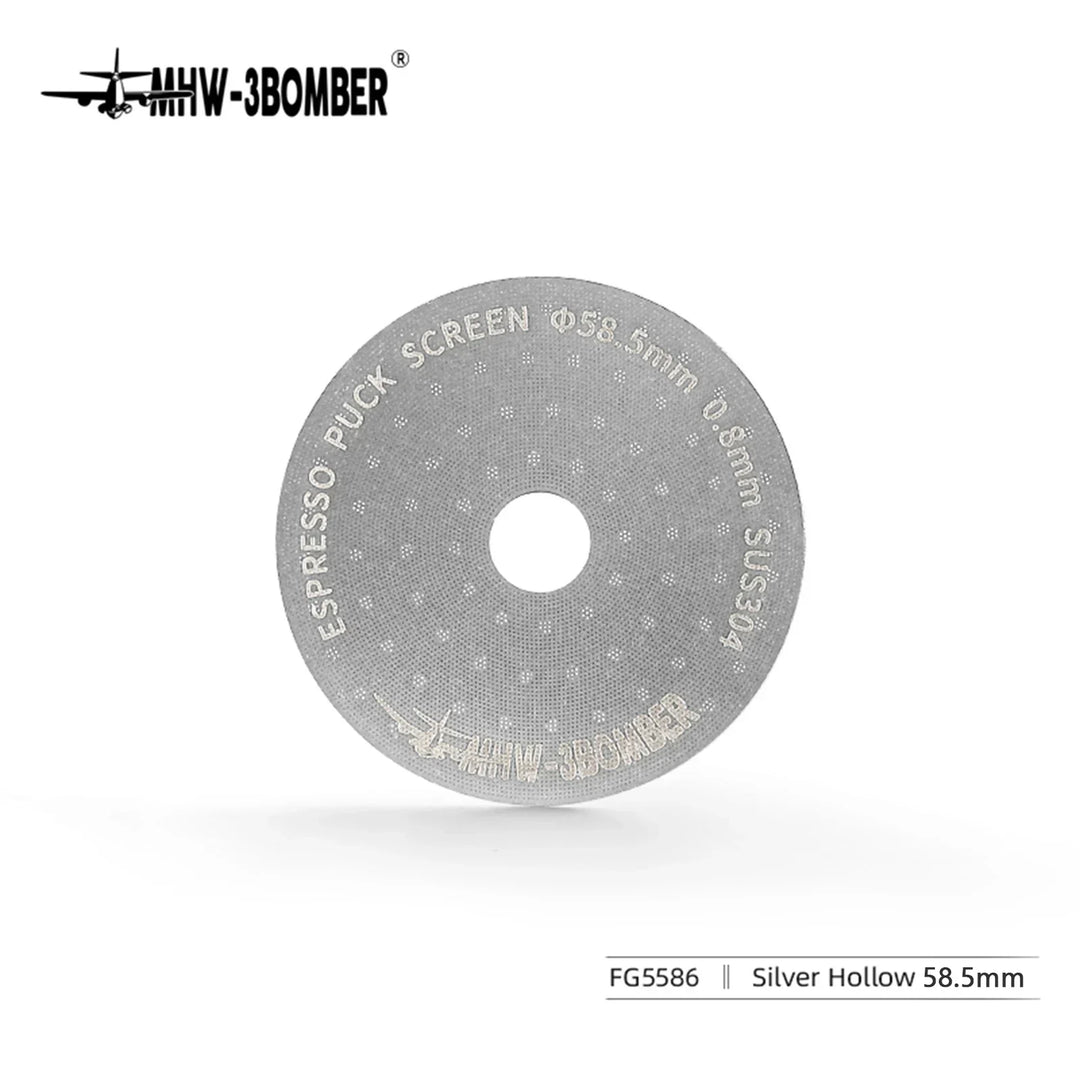 MHW-3BOMBER 51/53/58,5 mm Ekspres Puck Screen Podwójna Warstwa Metalowy Filtr do Kawy Wielokrotnego Użytku