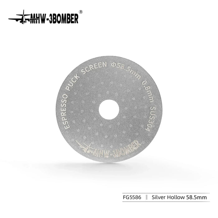 MHW-3BOMBER 51/53/58,5 mm Ekspres Puck Screen Podwójna Warstwa Metalowy Filtr do Kawy Wielokrotnego Użytku