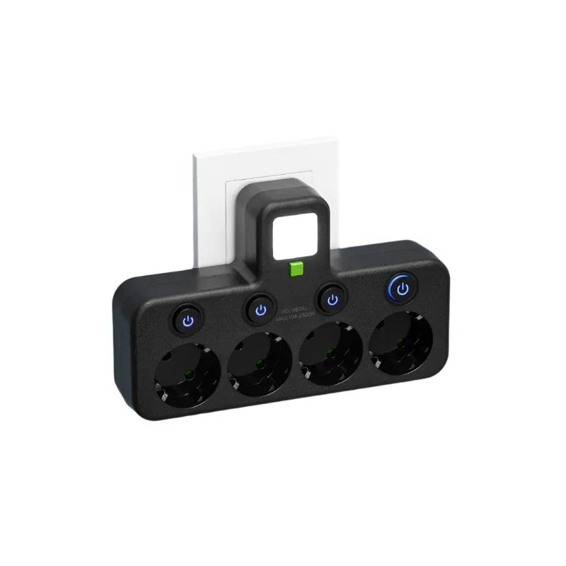 Karnz | Listwa zasilająca VOLTRIQ ProLine | 3–4 gniazda + 2× USB &amp; 1× Typ-C | 2500 W | Ochrona przed przepięciami &amp; Przełącznik kontrolny