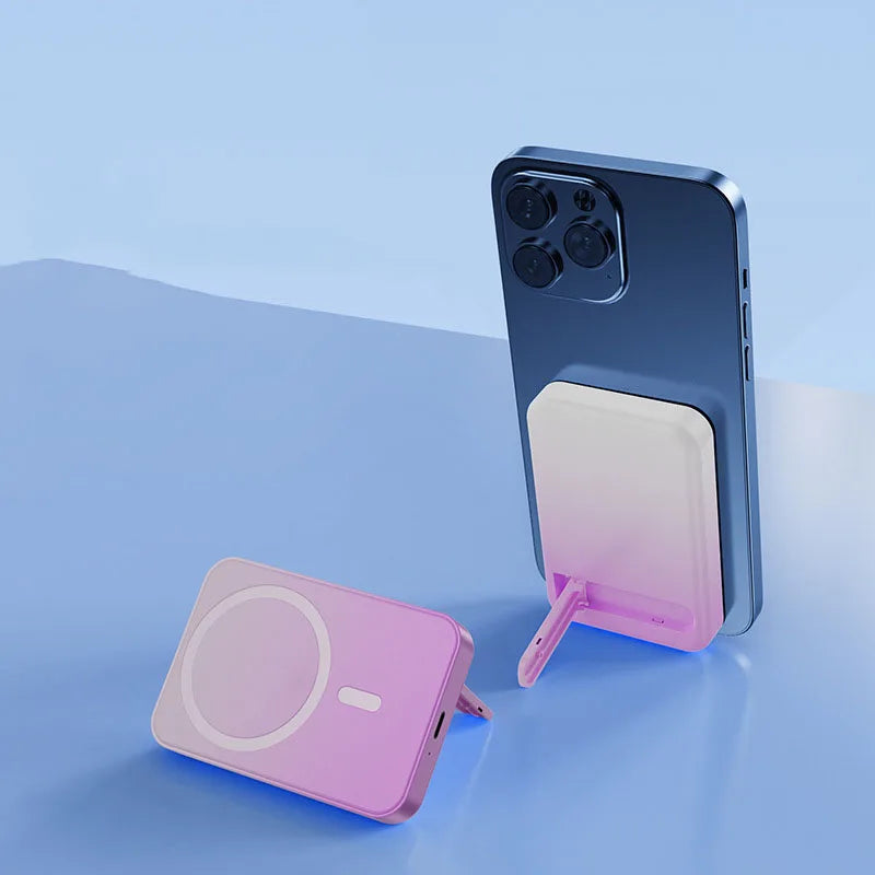 Magnetyczna bezprzewodowa powerbank z podstawą