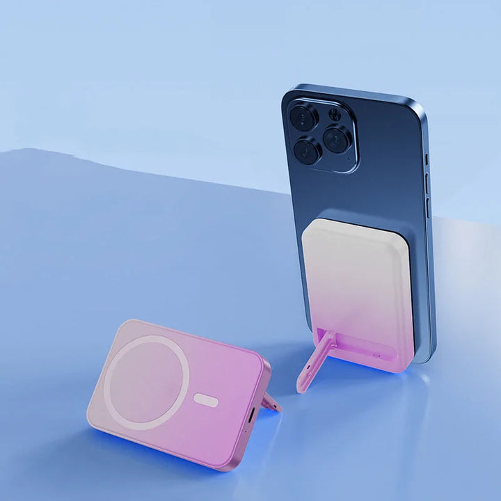 Magnetyczna bezprzewodowa powerbank z podstawą