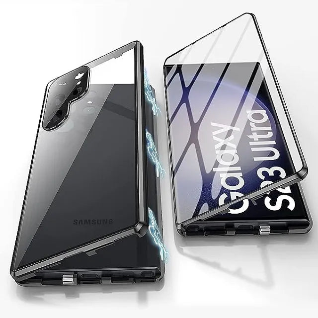 Obudowa z aluminium stopu 360 z zamkiem bezpieczeństwa dla Samsung Galaxy S24-S23 Serie