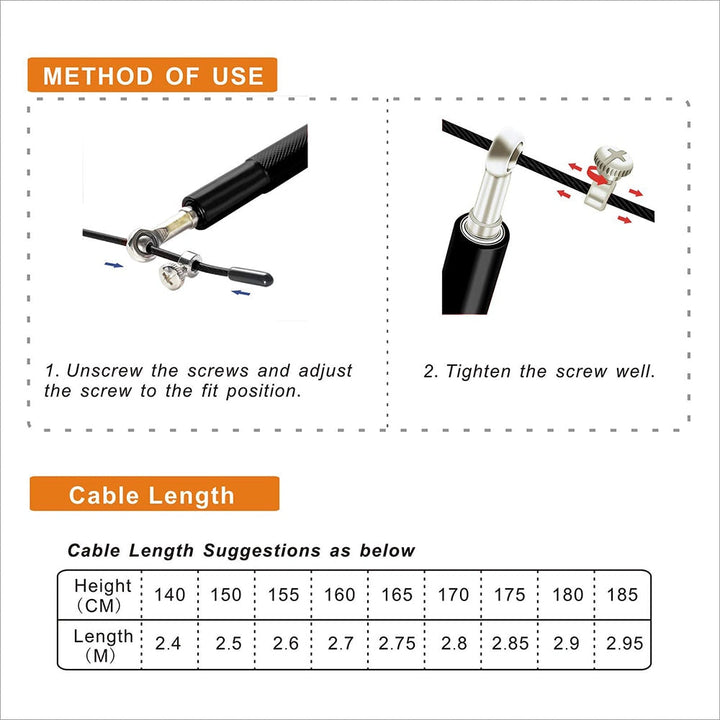 Skakanka Crossfit Speed Jump Rope 360°