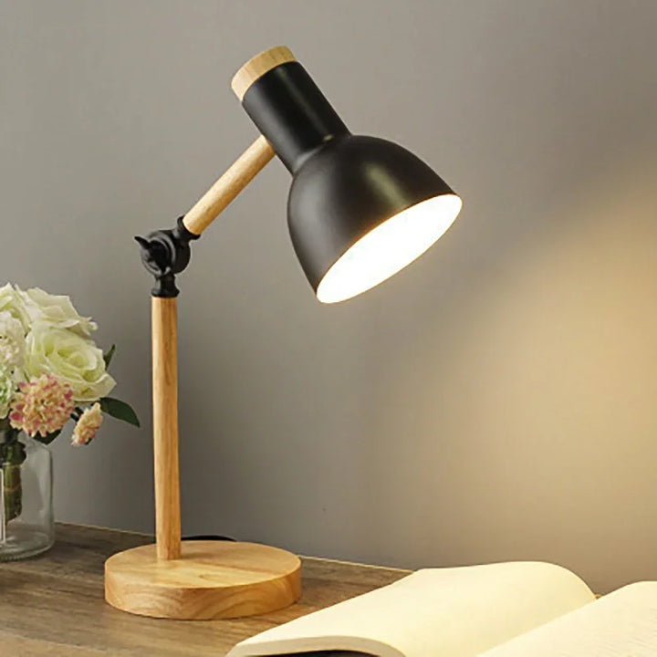 Sandsberg Kolorowa Lampa Stołowa z Drewna