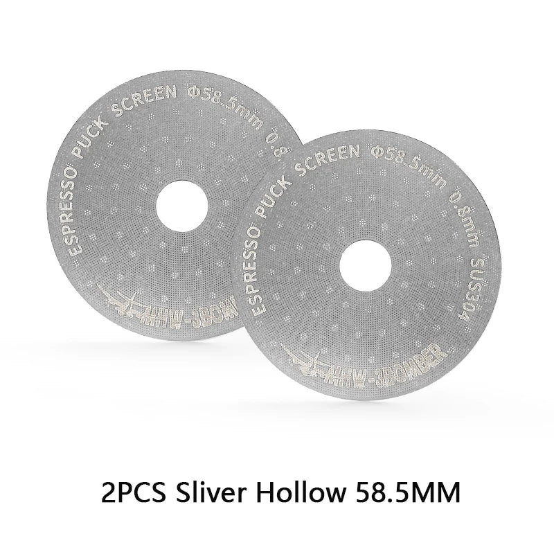 MHW-3BOMBER 51/53/58,5 mm Ekspres Puck Screen Podwójna Warstwa Metalowy Filtr do Kawy Wielokrotnego Użytku