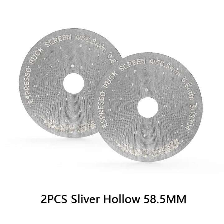 MHW-3BOMBER 51/53/58,5 mm Ekspres Puck Screen Podwójna Warstwa Metalowy Filtr do Kawy Wielokrotnego Użytku