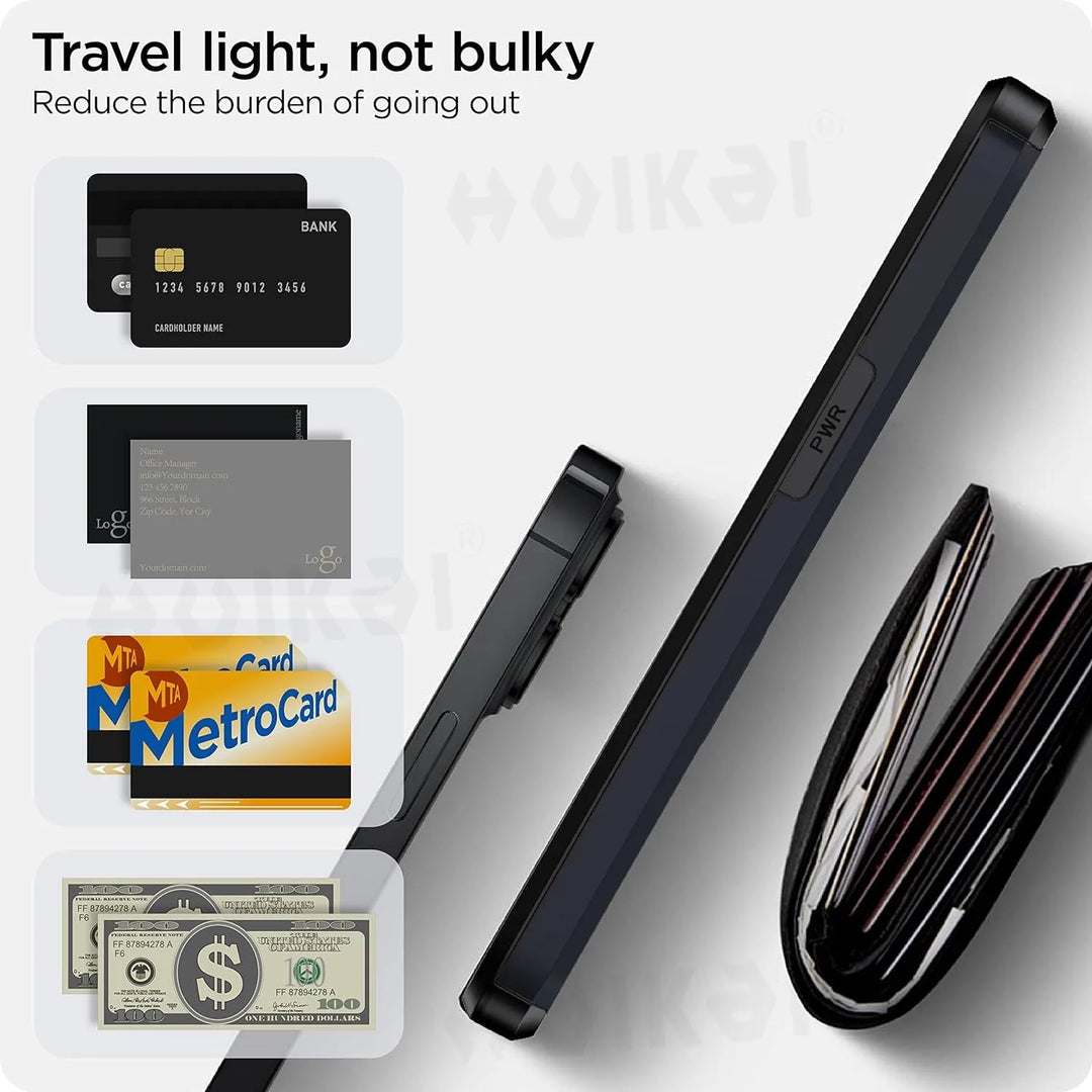 Sandsberg | Etui na iPhone z miejscem na karty | Smukły design ochronny i portfelowy