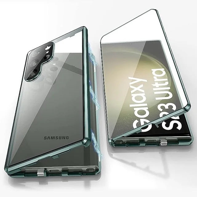 Obudowa z aluminium stopu 360 z zamkiem bezpieczeństwa dla Samsung Galaxy S24-S23 Serie
