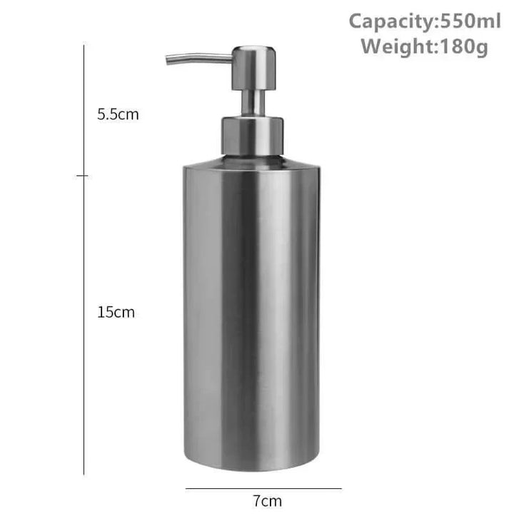 Elegancki dozownik do mydła ze stali nierdzewnej 250ml/350ml/550ml