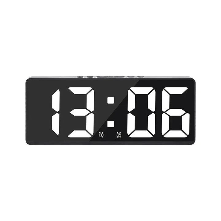 Zegar LED Sandsberg z kontrolą głosową | Cichy tryb nocny | Nowoczesny design