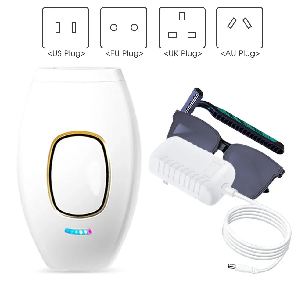 Epilator Sandsberg Bikini IPL 500.000 Flash Impulsowy Laserowy Epilator Trwały Bezbolesny Dla Kobiet Usuwanie Włosów Urządzenie Do Użytku Domowego