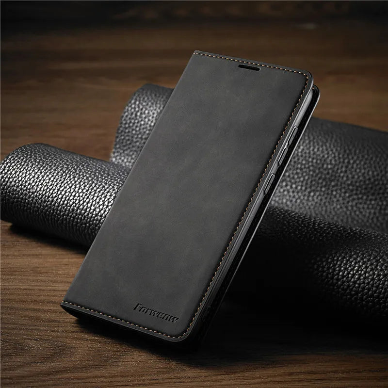 Sandsberg | Etui skórzane na iPhone | Funkcja magnetycznego uchwytu na karty | Wiele kolorów