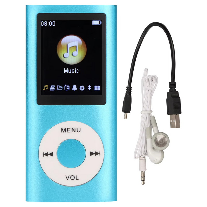 Kompaktowy odtwarzacz MP3 z wysokiej rozdzielczości wyświetlaczem LCD 1,8 cala.